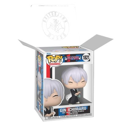 Gin Ichimaru Funko Pop! Animation Bleach - Approx. 4" Collectible Vinyl Figure #1821 with Display Box Protector Case