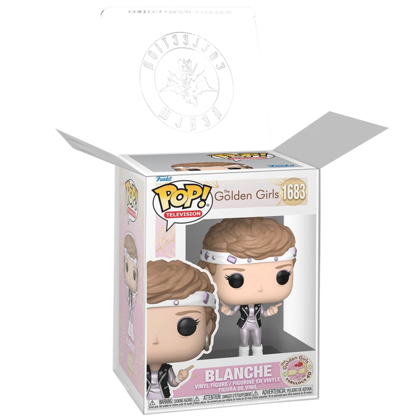Blanche Funko Pop! Television The Golden Girls - Approx. 3 3/4" Collectible Vinyl Figure #1683 with Display Box Protector Case