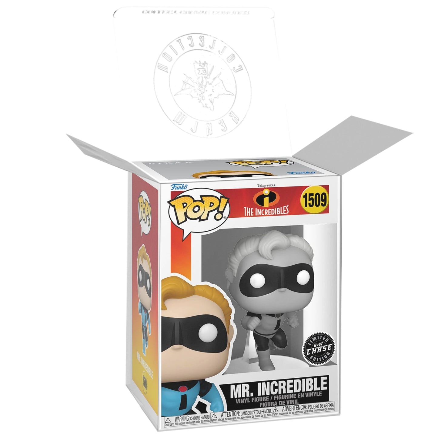 Mr. Incredible Funko Pop! The Incredibles 20th Anniversary - Approx. 4 1/2" Collectible Chase Limited Edition Vinyl Figure #1509 with Display Box Protector Case