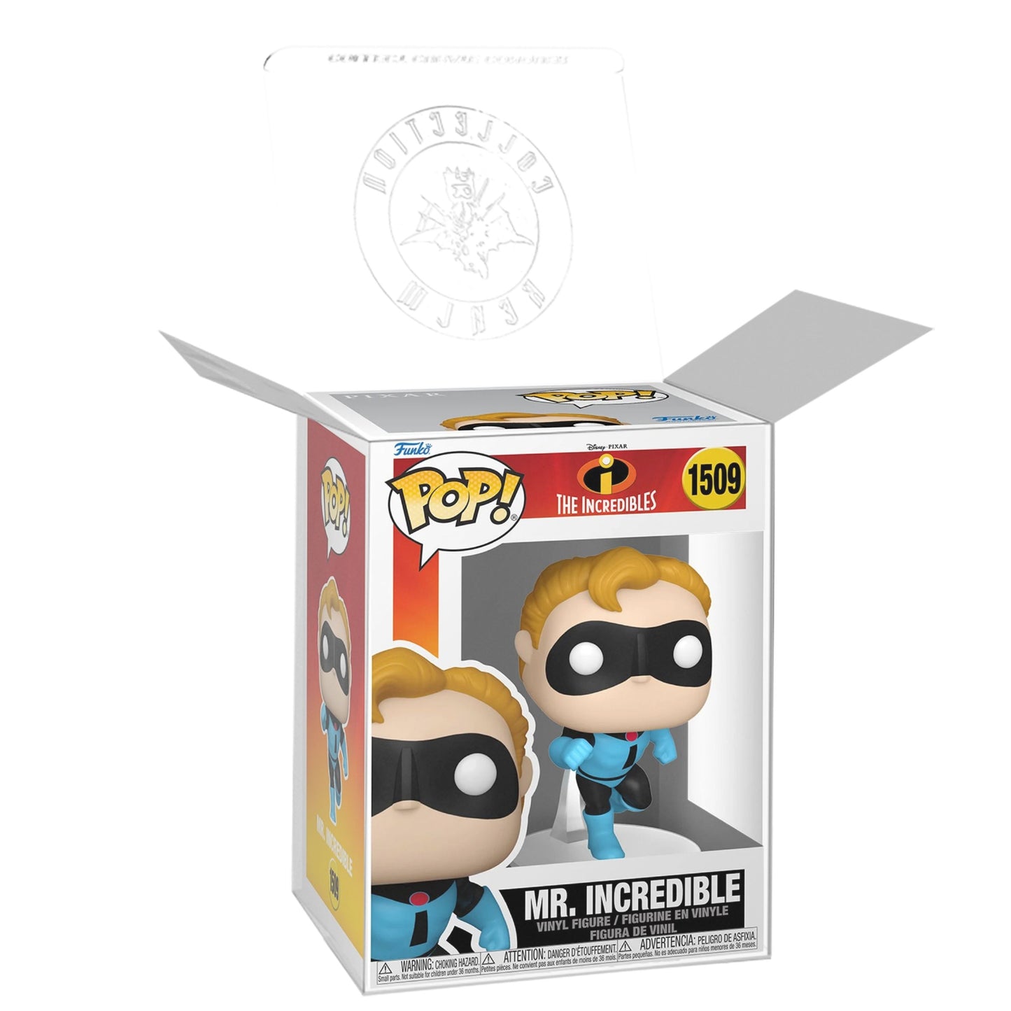Mr. Incredible Funko Pop! The Incredibles 20th Anniversary - Approx. 4 1/2" Collectible Vinyl Figure #1509 with Display Box Protector Case