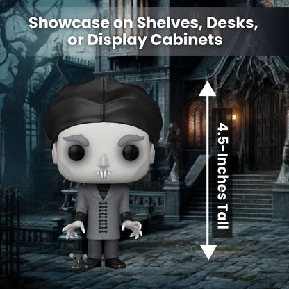 Count Orlok Funko Pop! Movies: Nosferatu A Symphony of Terror - B&W Chase Limited Edition Horror Collectible Vinyl Figure #1267 with Display Box Protector Case
