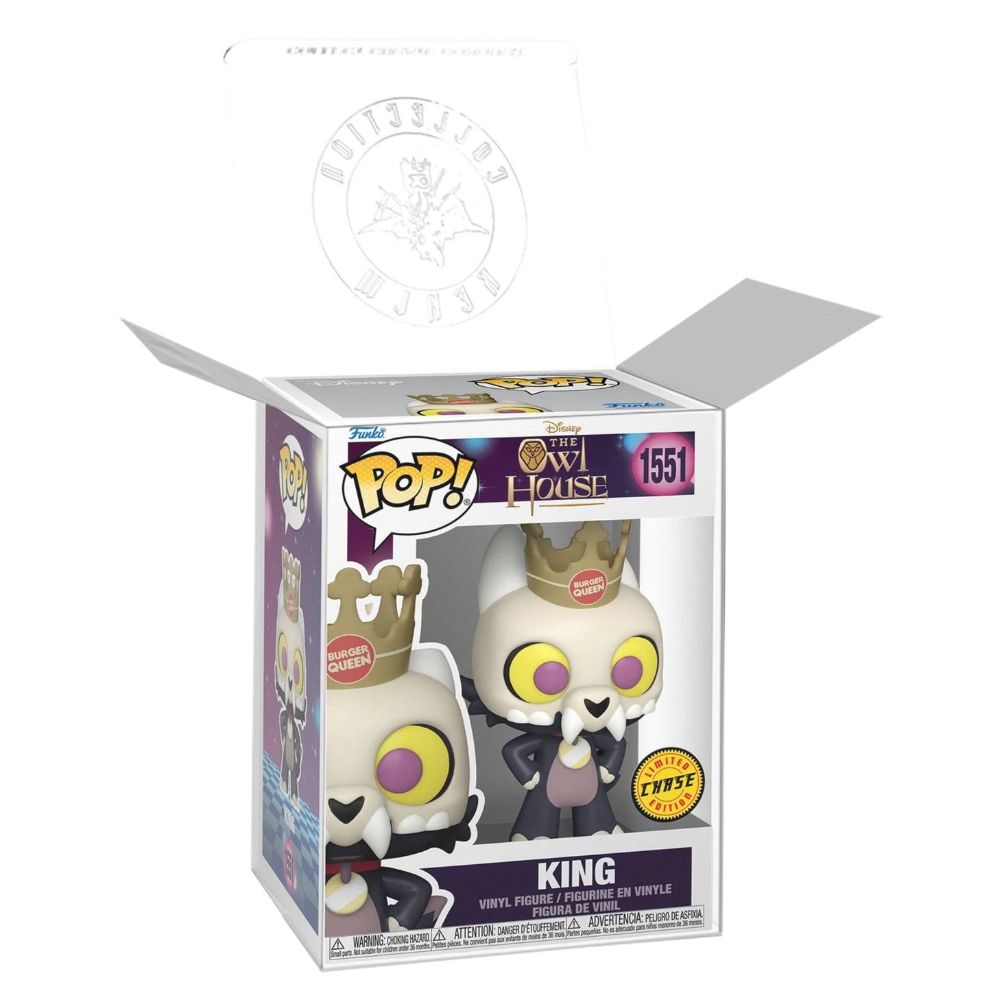 King Funko Pop! Disney The Owl House - Approx. 3 3/4" Collectible Chase Vinyl Figure #1551 with Display Box Protector Case