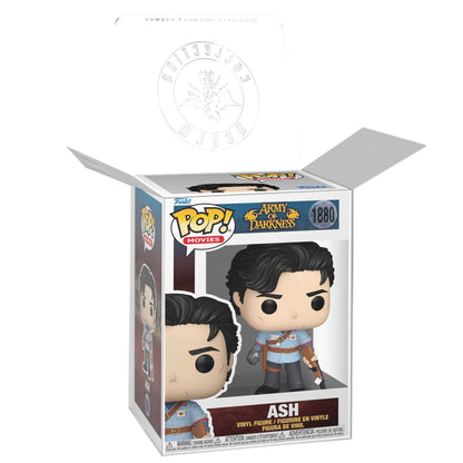 Ash with Boomstick Funko Pop! Movies Army of Darkness - Approx. 4" Collectible Vinyl Figure #1880 Bundled with Display Box Protector Case