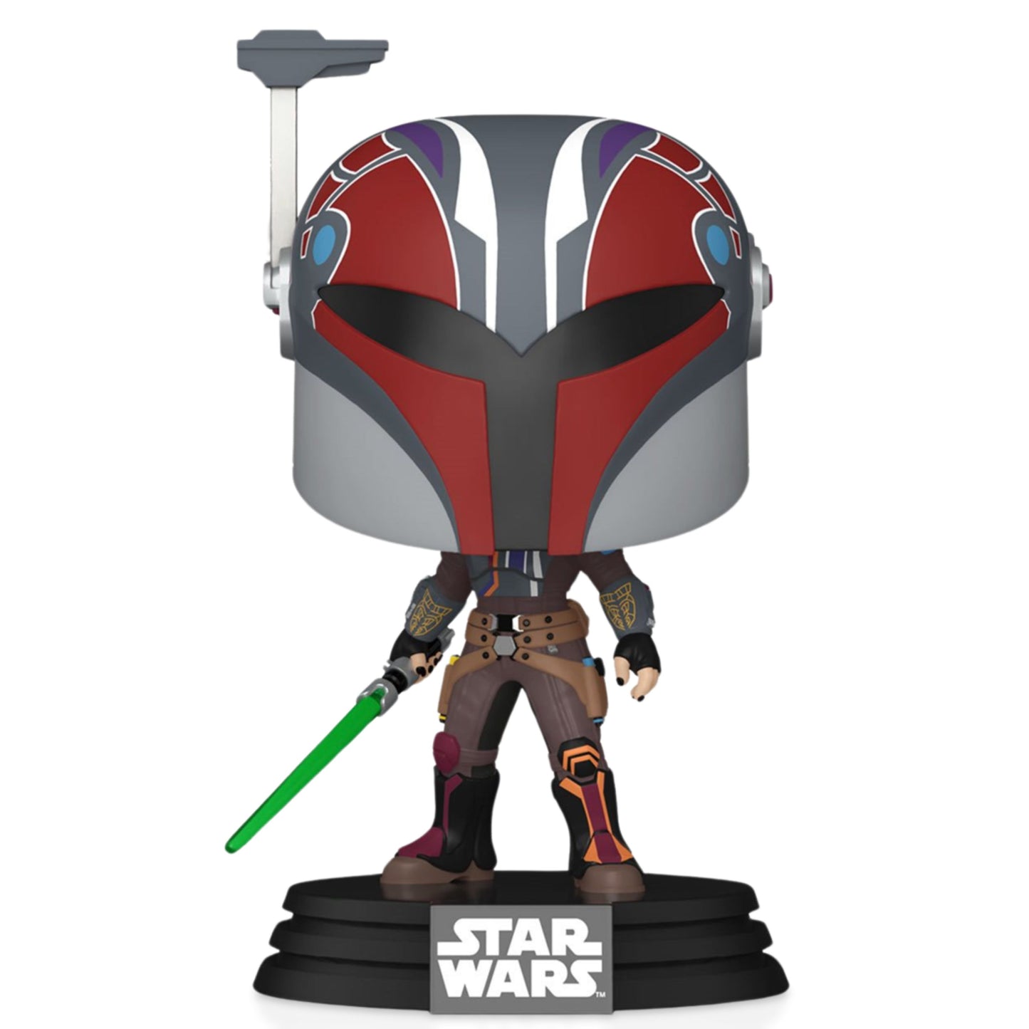 Sabine Wren Funko Pop! Star Wars Ahsoka - Approx. 4 1/2" Collectible Vinyl Figure #750 with Display Box Protector Case