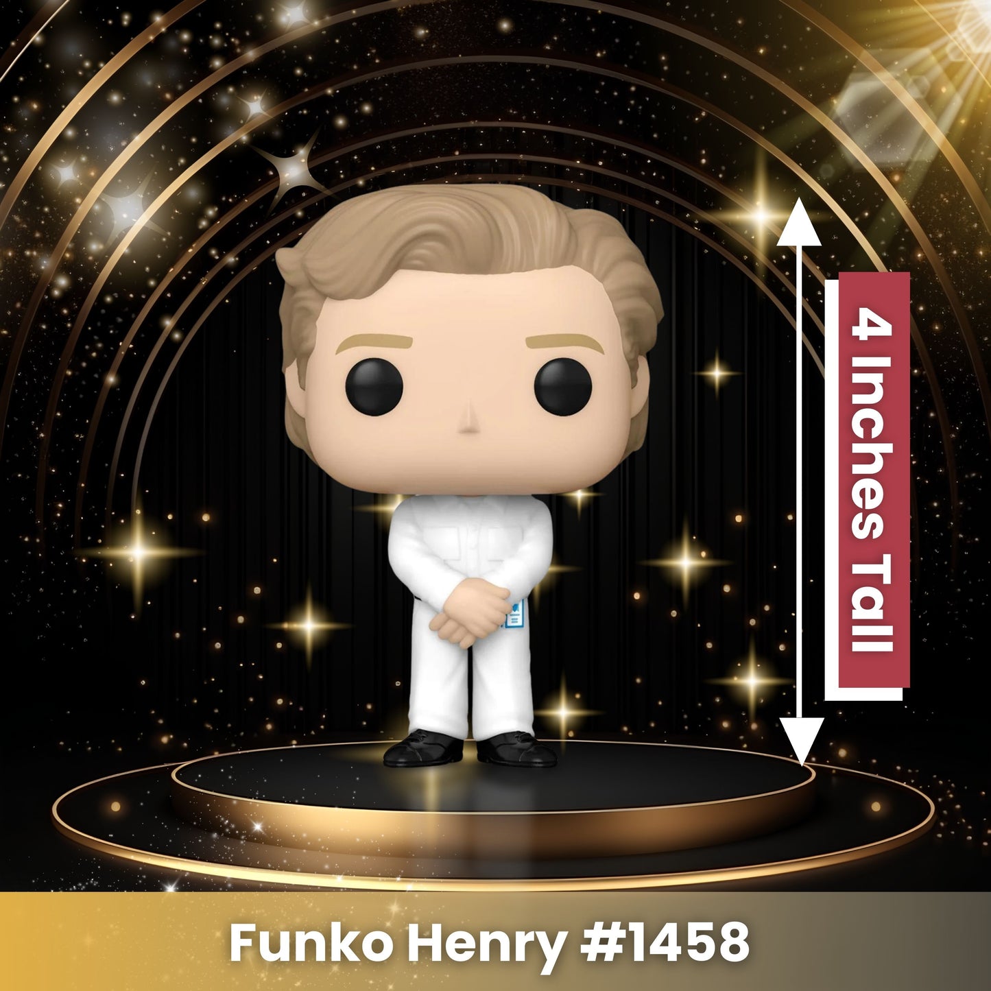 Henry (001) Funko Pop! Television: Netflix Stranger Things Season 4 - Approx. 4" Collectible Vinyl Figure #1458 with Display Box Protector Case