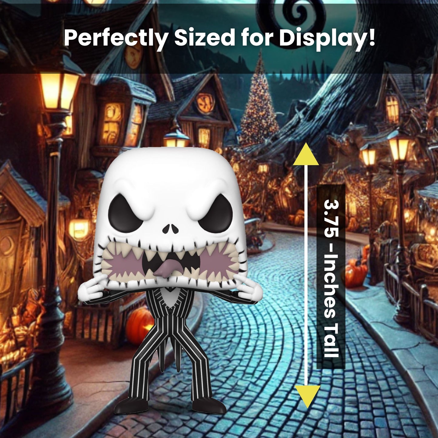 Jack Skellington Funko Pop! Disney The Nightmare Before Christmas - Approx. 3 3/4" Collectible Vinyl Figure #808 with Display Box Protector Case