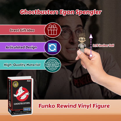 Egon Spengler Funko Rewind Ghostbusters - Approx. 3 3/4" Collectible Vinyl Figure