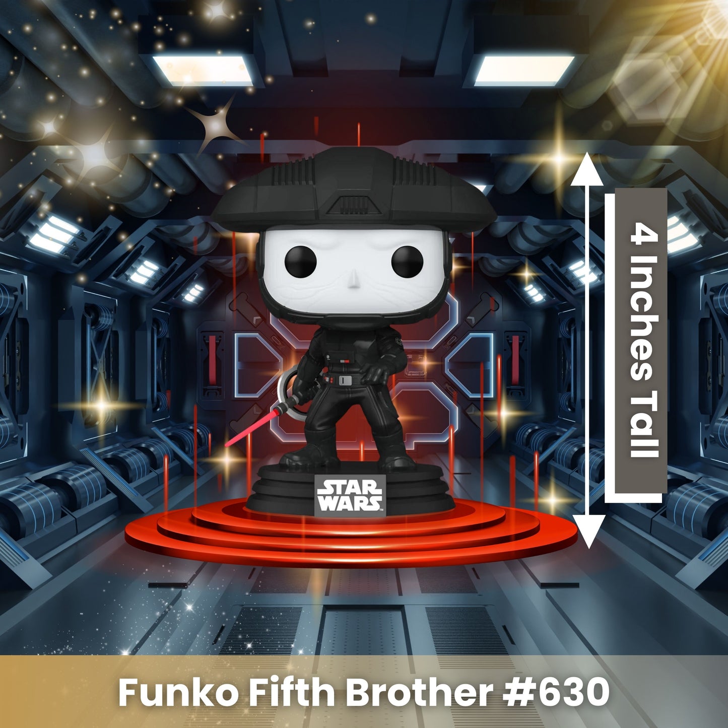 Obi-Wan Kenobi Fifth Brother Funko Pop! Star Wars - Approx. 4" Collectible Vinyl Figure #630 with Display Box Protector Case