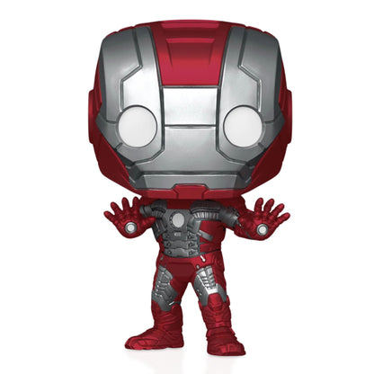 Iron Man (Mark 5) Funko Pop! Marvel Studios MCU Archives The Infinity Saga - Approx. 4" Collectible Vinyl Figure #1474 Bundled with Display Box Protector Case