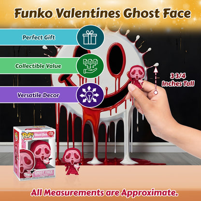 Ghost Face Funko Pop! Movies: Scream Valentines - Approx. 3 3/4" Collectible Vinyl Figure #1725 with Display Box Protector Case