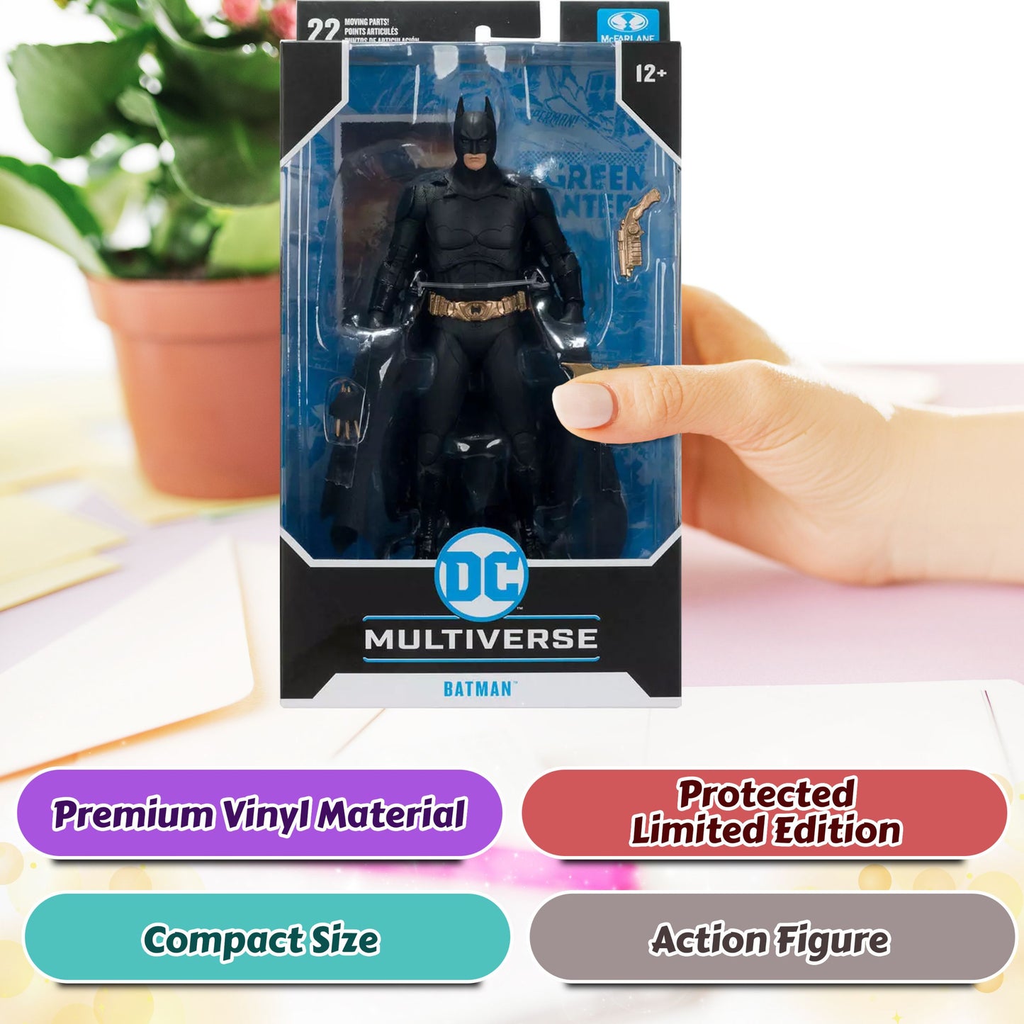 McFarlane DC Multiverse Theatrical Batman Christian Bale Wave 2 Batman Begins 7" Action Figure
