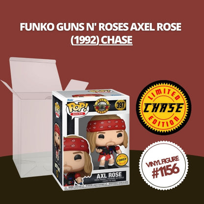 Axl Rose Funko Pop! Rocks Guns N Roses The Legendary Rock Star - Chase Limited Edition Vinyl Figure #397 with Display Box Protector Case