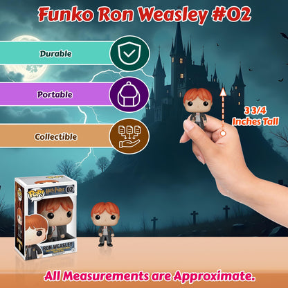 Ron Weasley Funko Pop! Harry Potter - Approx. 3 3/4" Collectible Vinyl Figure #02 with Display Box Protector Case