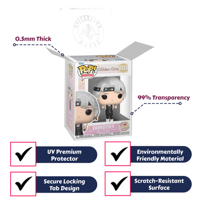 Dorothy Funko Pop! Television The Golden Girls 40th Anniversary - Approx. 3 3/4" Collectible Vinyl Figure #1684 with Display Box Protector Case