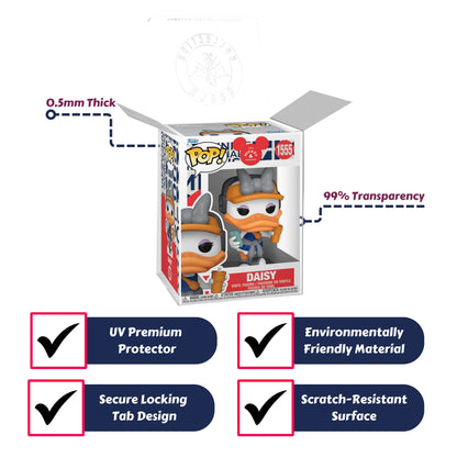 Daisy (Hot Girl Walk) Funko Pop! Disney Mickey and Friends - Approx. 3 3/4" Collectible Vinyl Figure #1555 Bundled with Display Box Protector Case