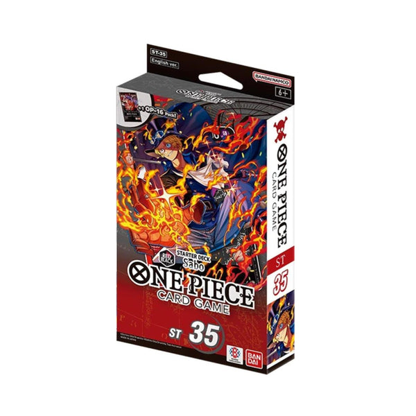 One Piece Card Game Starter Deck ST-35 RED/BLACK Sabo