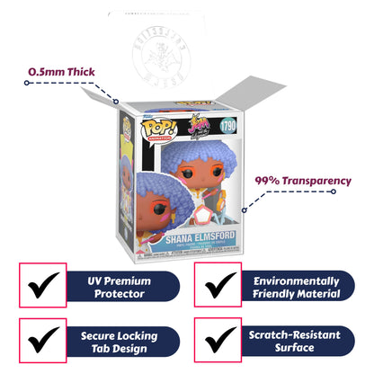 Shana Elmsford Funko Pop! Animation Jem and the Holograms - Approx. 3 3/4" Collectible Vinyl Figure #1790 with Display Box Protector Case