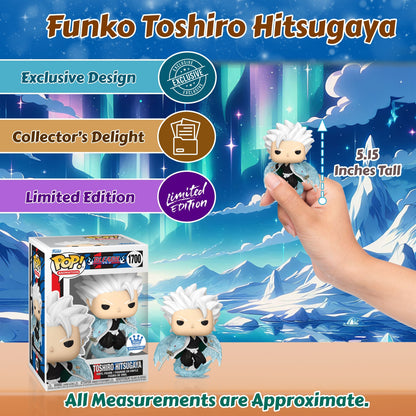 Toshiro Hitsugaya #1700 Funko Pop! Animation Bleach - Approx. 5.15" Collectible Exclusive Vinyl Figure