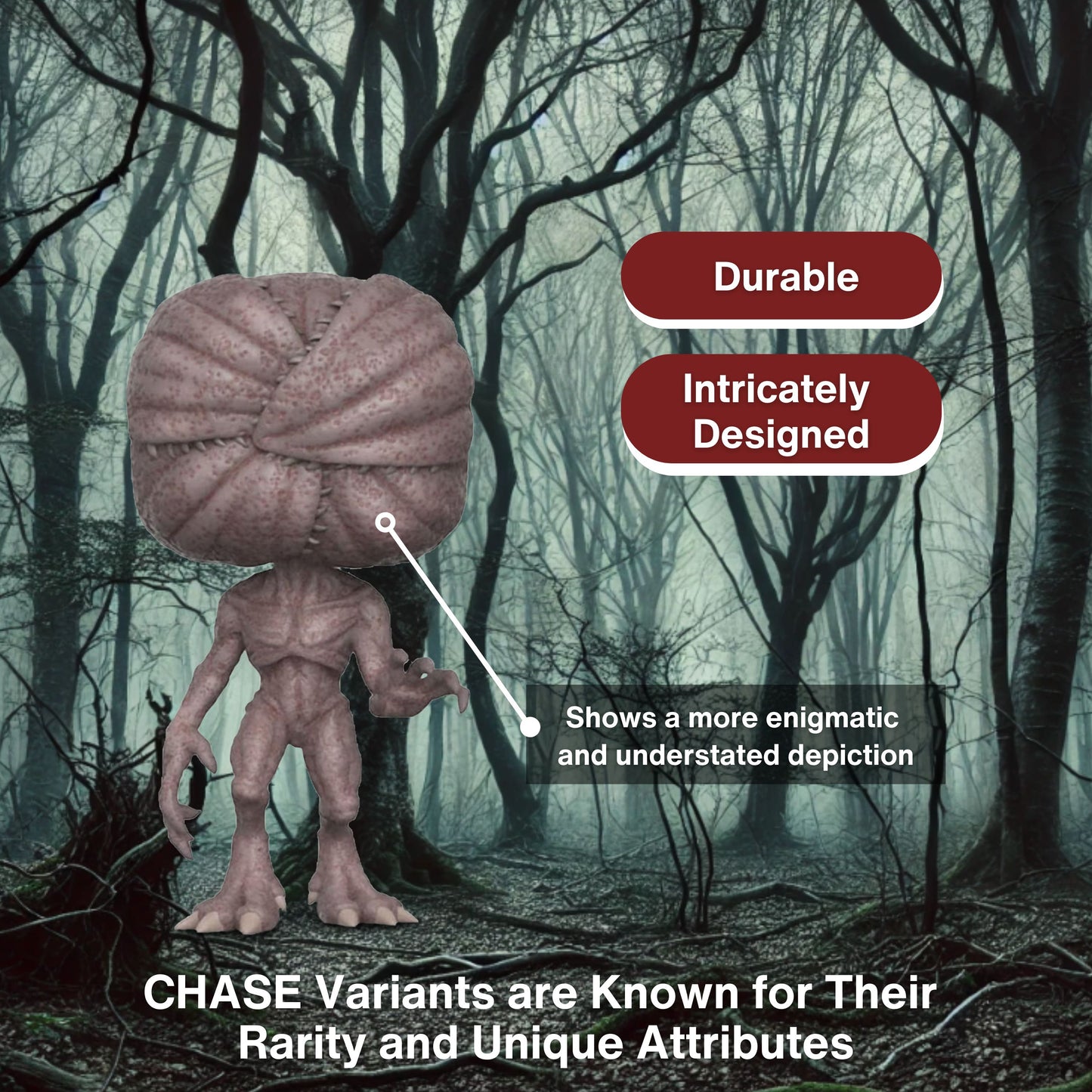Demogorgon Funko Pop! Television: Stranger Things  - Chase Limited Edition Collectible Vinyl Figure #428 with Display Box Protector Case