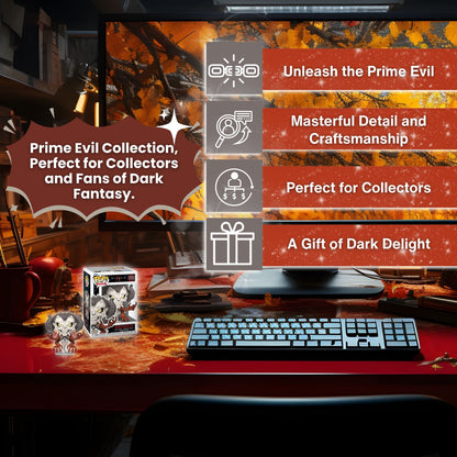 Mephisto Funko Pop! Games Diablo IV - Approx. 4 1/2" Collectible Prime Evil Vinyl Figure #1008 with Display Box Protector Case