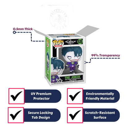 The Joker Funko Pop! Heroes DC Suicide Squad Isekai - Approx. 4 1/2" Collectible Vinyl Figure #535 with Display Box Protector Case