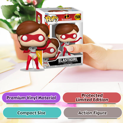 Elastigirl Funko Pop! The Incredibles 20th Anniversary - Approx. 4" Collectible Vinyl Figure #1508 with Display Box Protector Case