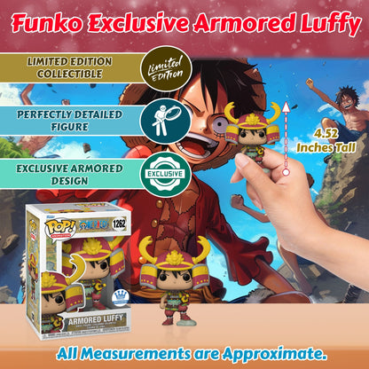 Armored Luffy #1262 Funko Pop! Animation One Piece - Approx. 4.52" Collectible Exclusive Vinyl Figure