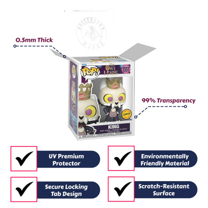 King Funko Pop! Disney The Owl House - Approx. 3 3/4" Collectible Chase Vinyl Figure #1551 with Display Box Protector Case