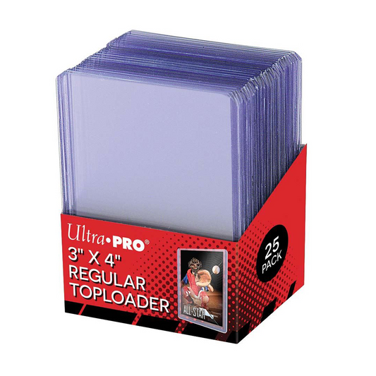 Ultra Pro: Standard 3 x 4-Inch Top Loader 25CT (PREORDER - Release Date June 30)