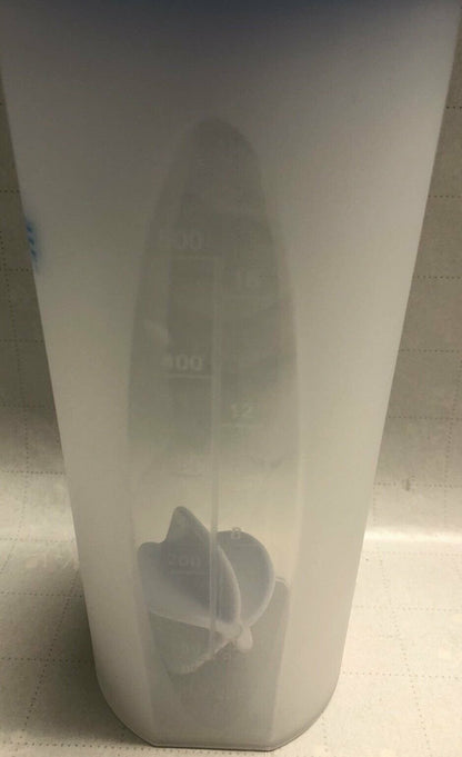 WORLDWIDE NUTRITION Blue Cap Shaker with Mixer Ball Protein Shake Mixing Bottle