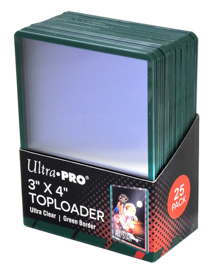 Ultra Pro: Standard 3 x 4-Inch Green Top Loader