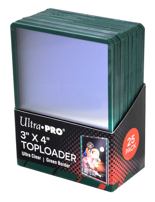 Ultra Pro: Standard 3 x 4-Inch Green Top Loader (PRE-ORDER - Release Date: June 30, 2026)