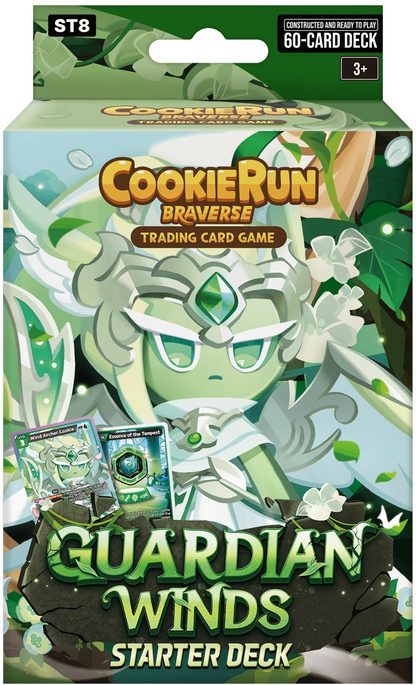 CookieRun Braverse TCG ST-08 Guardian Winds Green Starter Deck 60 Card Game Set