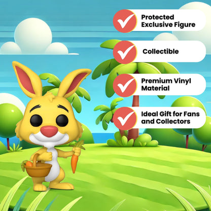 Rabbit Funko Pop! Disney Winnie The Pooh - Approx. 4" Collectible Vinyl Figure #1515 with Display Box Protector Case