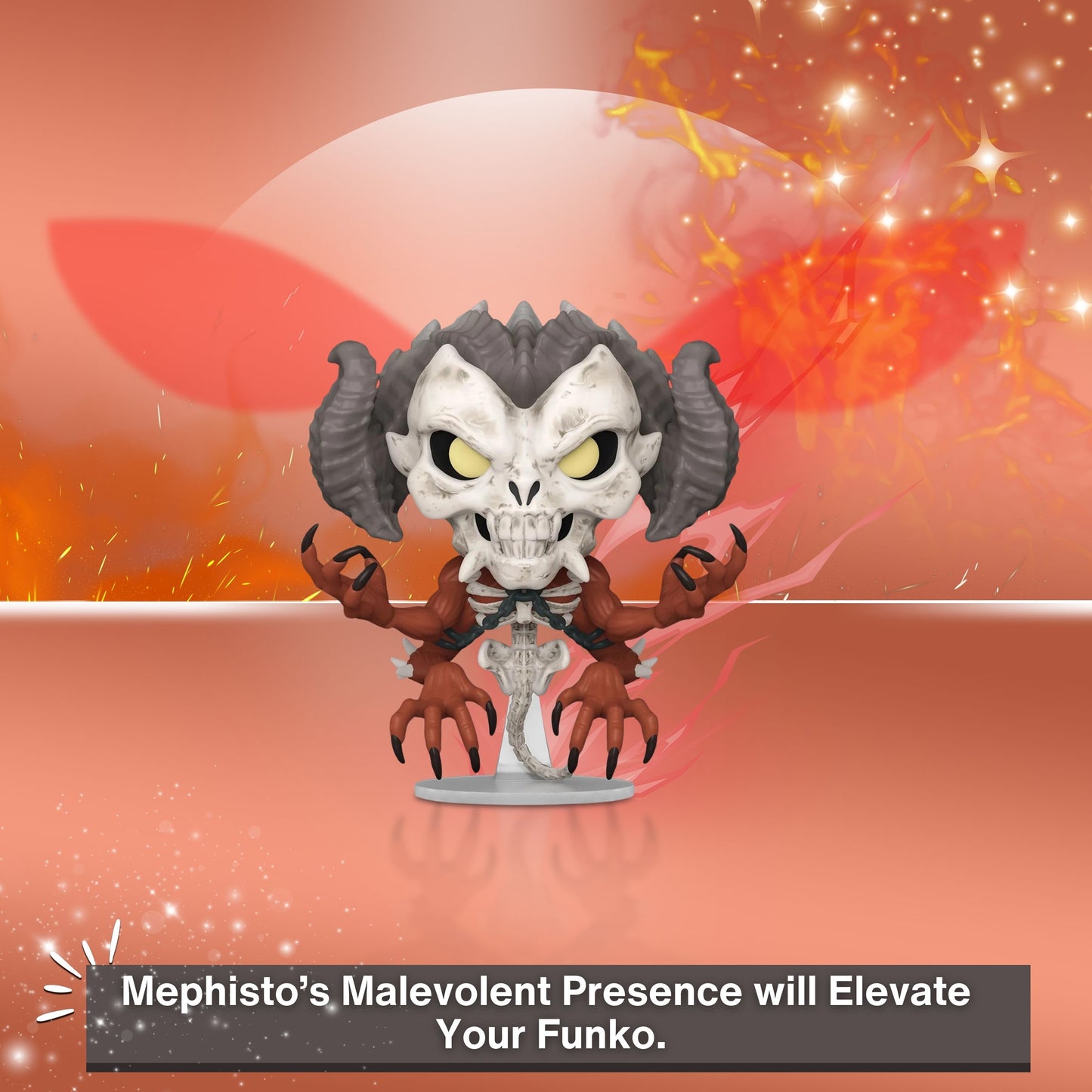 Mephisto Funko Pop! Games Diablo IV - Approx. 4 1/2" Collectible Prime Evil Vinyl Figure #1008 with Display Box Protector Case