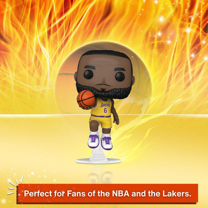 LeBron James Funko Pop! NBA Basketball Los Angeles Lakers - Approx. 3 3/4" Collectible Vinyl Figure #152 with Display Box Protector Case