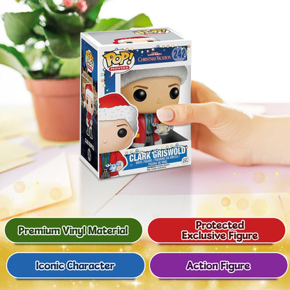 Clark Griswold Funko Pop! National Lampoon's Christmas Vacation - Approx. 3 3/4" Collectible Vinyl Figure #242 with Display Box Protector Case