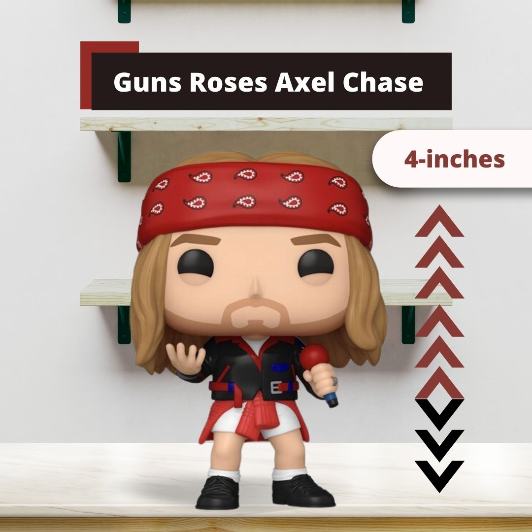 Axl Rose Funko Pop! Rocks Guns N Roses The Legendary Rock Star - Chase Limited Edition Vinyl Figure #397 with Display Box Protector Case