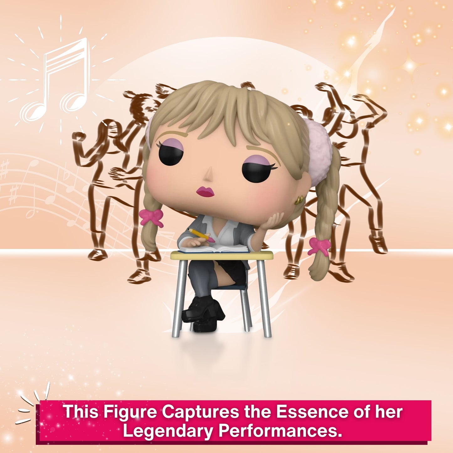 Britney Spears Funko Pop! Plus - Baby One More Time - Approx. 3 1/2 " Collectible Vinyl Figure #444 in Window Display Box