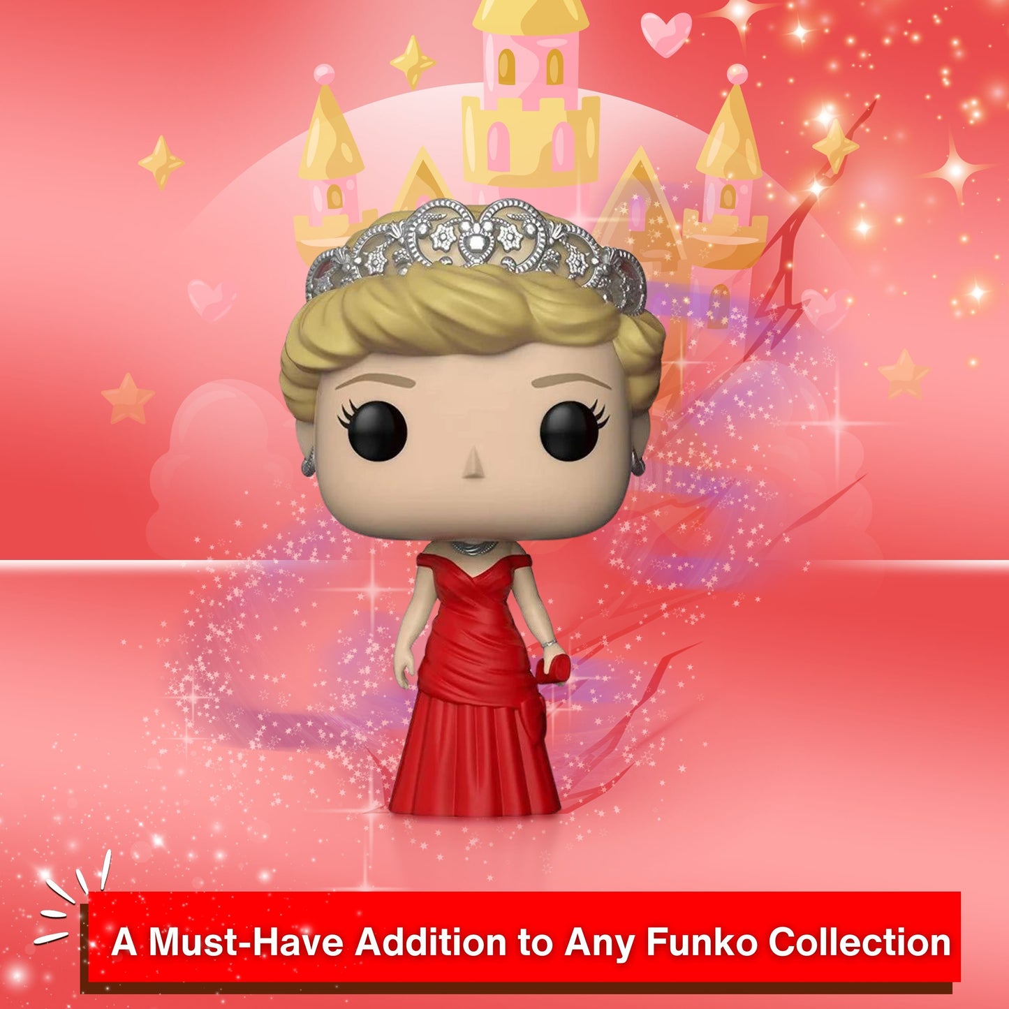 Diana Princess of Wales Funko Pop! Royals - Iconic Royal Collectible Chase Limited Edition Vinyl Figures #03 with Display Box Protector Case