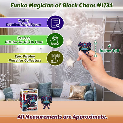 Magician of Black Chaos Funko Pop! Animation: Yu-Gi-Oh - Approx. 4" Collectible Vinyl Figure #1734 with Window Display Box