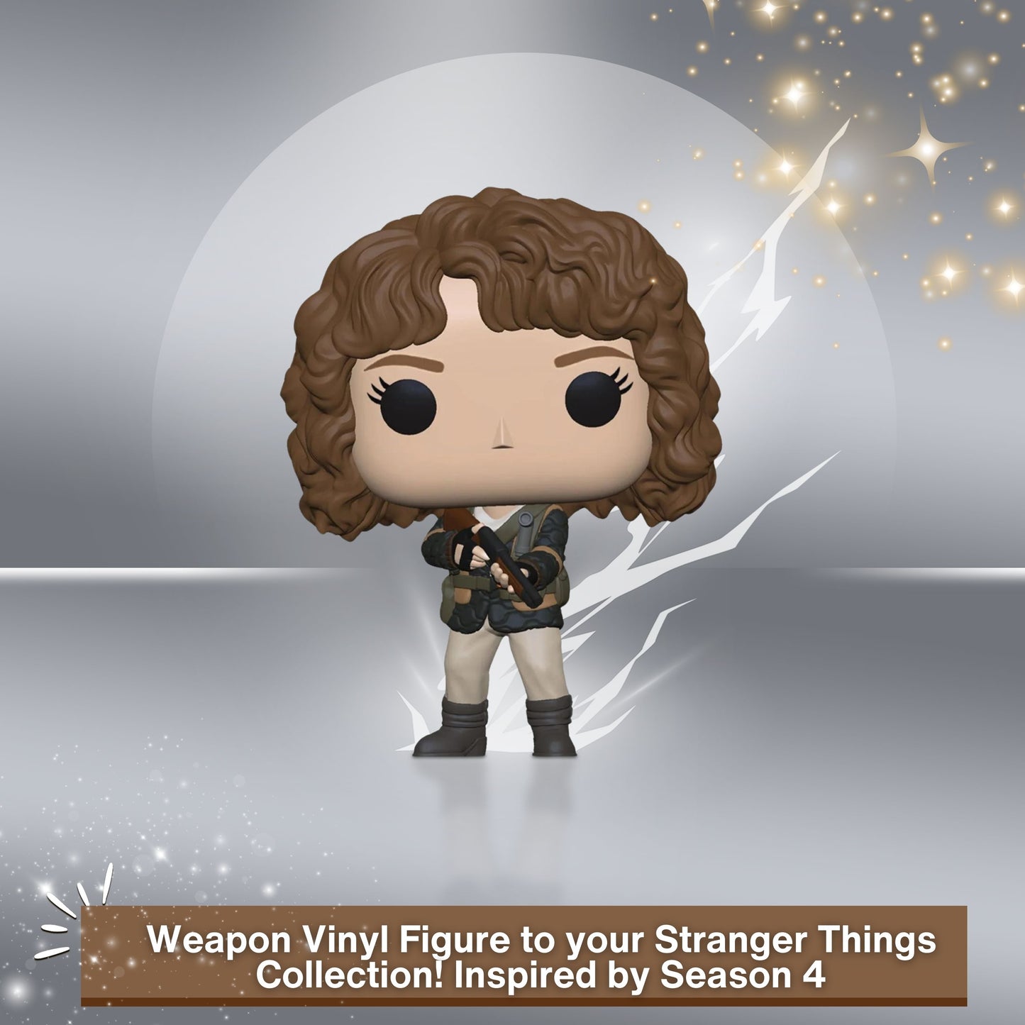 Nancy with Weapon Funko Pop! Television: Netflix Stranger Things Season 4 - Approx. 4" Collectible Vinyl Figure #1460 with Display Box Protector Case