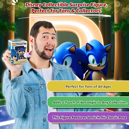 Sonic with Ring Funko Pop! Games Sonic The Hedgehog - Approx. 3 3/4" Collectible Vinyl Figure #283 with Display Box Protector Case