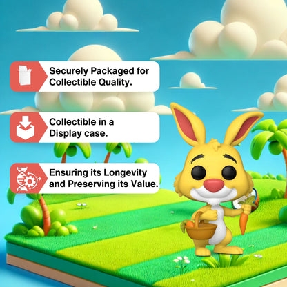 Rabbit Funko Pop! Disney Winnie The Pooh - Approx. 4" Collectible Vinyl Figure #1515 with Display Box Protector Case