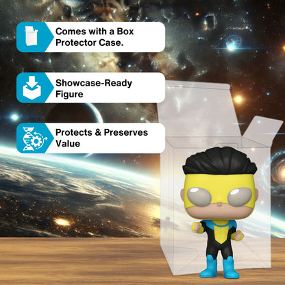 Invincible with Fist Funko Pop! Television - Amazon Original Superhero - Approx. 4 1/4" Collectible Vinyl Figure #1499 with Display Box Protector Case