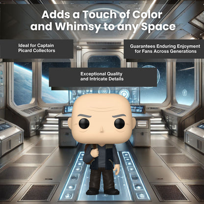 Jean-Luc Picard Funko Pop! Television: Star Trek - Approx. 3 3/4" Collectible Vinyl Figure 1631 with Window Display Box