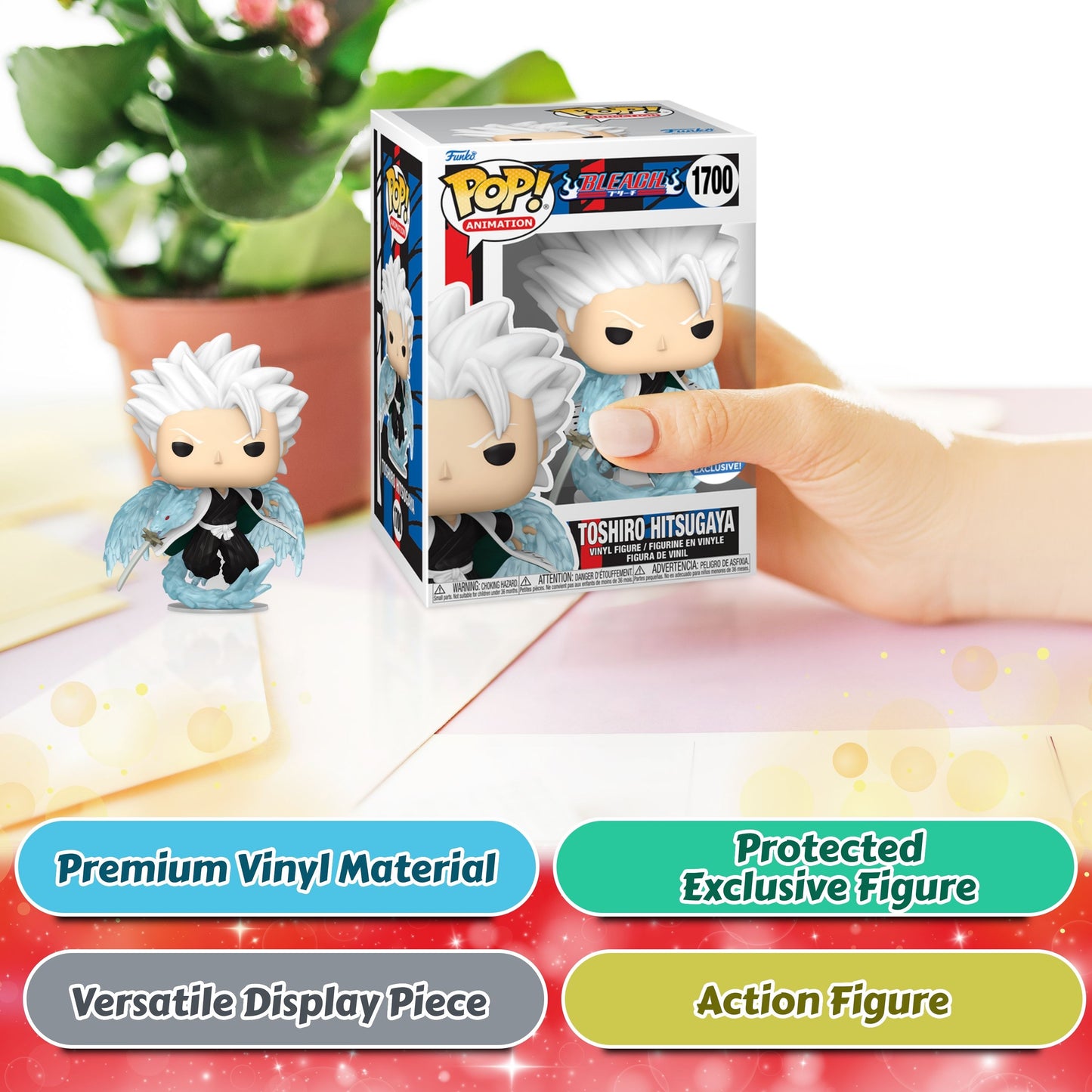 Toshiro Hitsugaya #1700 Funko Pop! Animation Bleach - Approx. 5.15" Collectible Exclusive Vinyl Figure