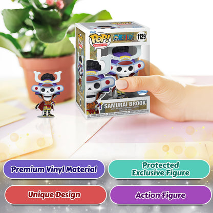Samurai Brook #1129 Funko Pop! Animation One Piece - Approx. 5.29" Collectible Exclusive Vinyl Figure