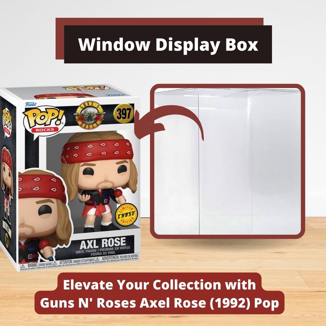 Axl Rose Funko Pop! Rocks Guns N Roses The Legendary Rock Star - Chase Limited Edition Vinyl Figure #397 with Display Box Protector Case