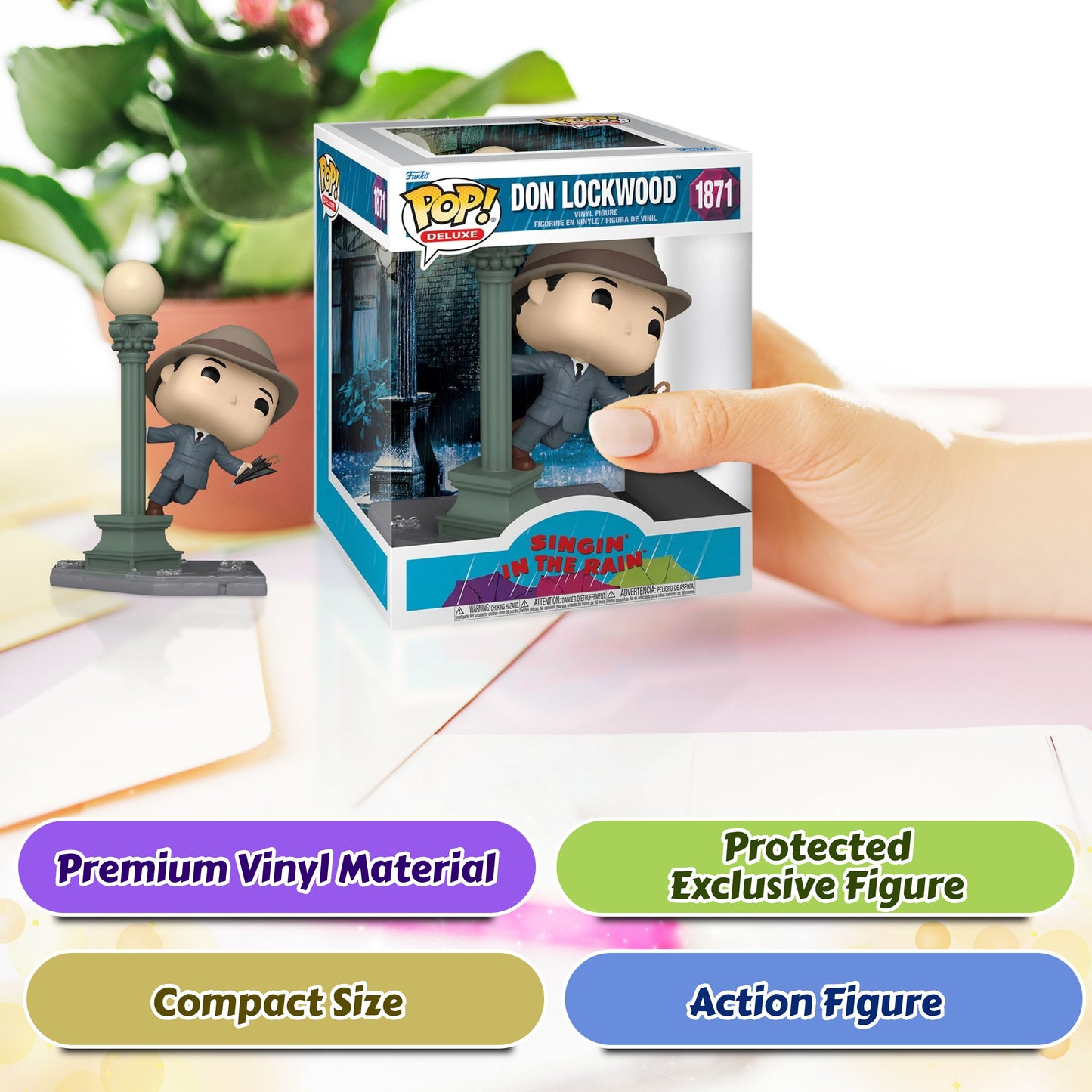 Don Lockwood #1871 Funko Pop! Deluxe Singing' in the Rain - Approx. 6 3/4" Collectible Vinyl Figure